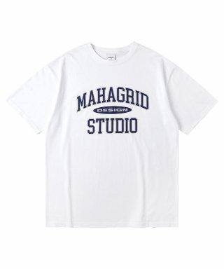 COLLEGE LOGO TEE WHITE(MG2BSMT536A)