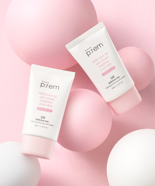 메이크프렘(MAKEPREM) 유브이 디펜스 미 카밍 톤업 선크림 40ml+40ml - 후기 | 무신사