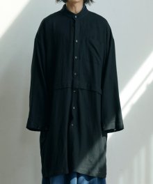 unisex fishtail jacket black