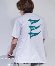DT321_플래그 로고 티셔츠_라이트 멜란지