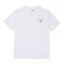 [DESCENTE x BALANSA] 로고 반팔 티셔츠 WHITE (SM213OTS41)