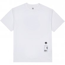 [DESCENTE x BALANSA] 그래픽 반팔 티셔츠 WHITE (SM213OTS43)