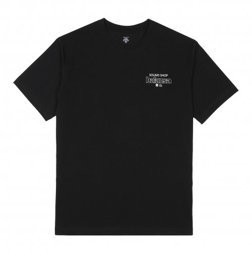 데상트(DESCENTE) [DESCENTE x BALANSA] 로고 반팔 티셔츠 BLACK (SM213OTS41) - 65,000 | 무신사 스토어
