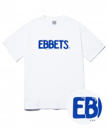 EFF 버블 폰트 반팔 티셔츠 블루