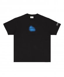 오로라 컴포트핏 반팔 티셔츠(블랙)