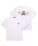 밴웍스(VANNWORKS) 레트로 캠핑 오버핏 반팔 티셔츠 (VS0030) 화이트