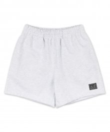 90’s Logo Sweat shorts White Melange