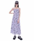 Rose Wrapping Paper Dress Lilac