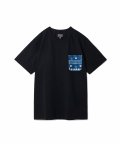 Natural Dyeing Pocket T-Shirts Black V2