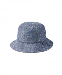 Embroidery Paisley Bucket Hat