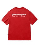 그루브라임(GROOVE RHYME) NYC LOCATION T-SHIRT (RED) [LRPMCTA401MRDA]