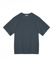 RECYCLED COMPACT TEE charcoal gray