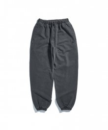 Pigment Rat Logo Sweat Pants Vintage Black