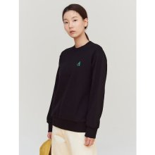 [GREEN BEANPOLE] 블랙 빅 로고 스웨트 셔츠