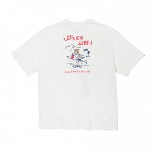 Lets Go Surf T-Shirts Off White