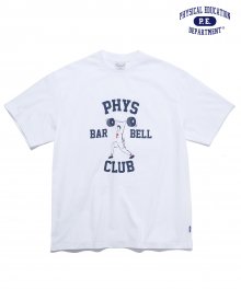 PHYS.ED.DEPT® BARBELL CLUB WHITE
