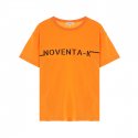 노벤타 케이() 루즈핏 라운드 반팔 티셔츠 Orange