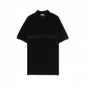 노벤타 케이(NOVENTA-K) 오버핏 피케 반팔 티셔츠 Black
