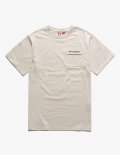 Side Logo Embroidered Pocket S/S Tee - Ivory