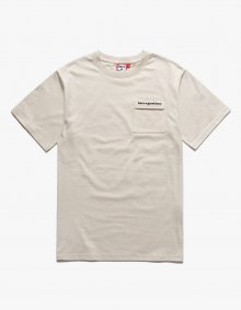 Side Logo Embroidered Pocket S/S Tee - Ivory