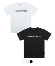 뷰 타임즈 티셔츠 (3컬러) View Time Ze T-shirts (3color)