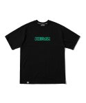 알디브이제트(RDVZ) 네온 로고 티셔츠 블랙