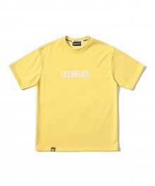 네온 로고 티셔츠 옐로우
