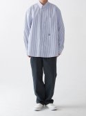 보이센트럴(BOY CENTRAL) pin track stripe shirt