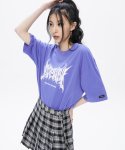 유스크루(YOUTHKREW) YK 서현 티셔츠 - 퍼플