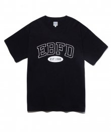 EBFD 아치로고 반팔 티셔츠 블랙