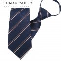 토마스 베일리(THOMAS VAILEY) 자동/지퍼넥타이-심플 네이비 7.5cm