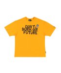 아조바이아조(AJOBYAJO) Slogan T-shirt [Yellow]