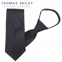토마스 베일리(THOMAS VAILEY) 자동/지퍼넥타이-페인트 블랙 7.5cm