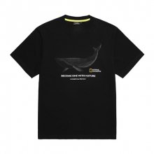 N212UTS940 코어티 고래 반팔 티셔츠 CARBON BLACK