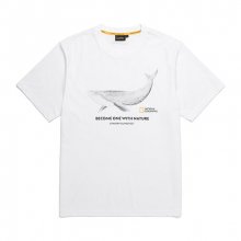 N212UTS940 코어티 고래 반팔 티셔츠 WHITE