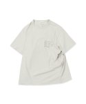 코튼벨(COTTON BELL) 자수 티셔츠 - French Gray