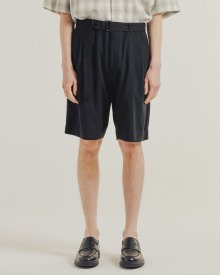21SS COOL BELTED SHORTS BLACK