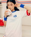 [FILA X FAULT BURGER] 컬러 포인트 1530 티셔츠(FS2RSD2F03XOWH)