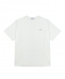 PONTE CHEST LOGO TEE white