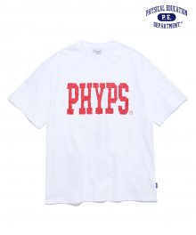 PHYPS TEE WHITE/RED