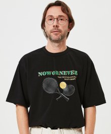Racket T-shirt(BLACK)