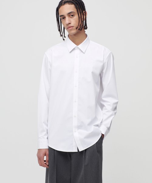 무신사 스탠다드(musinsastandard) 링클프리 드레스 셔츠 [화이트]