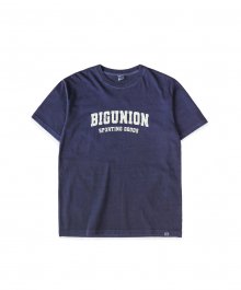 B.U Logo 1/2 T-Shirts / Indigo