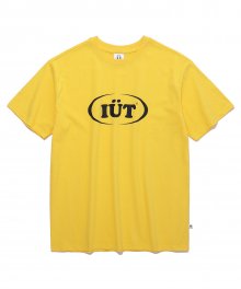 오발 로고 티셔츠_옐로우(IK2BMMT504A)