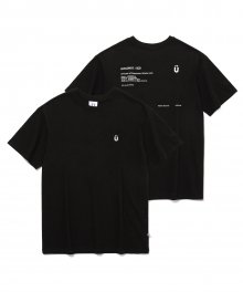 U 로고 티셔츠_블랙(IK2BMMT500A)