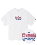 커버낫(COVERNAT) 레트로 픽셀 로고 티셔츠 화이트