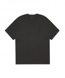 LMC OVERDYED GLOBE TEE charcoal