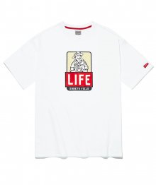[EFF X LIFE] 라이프 베츠 반팔 티셔츠 화이트