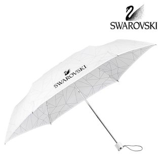 스와로브스키(SWAROVSKI) 화이트컬렉션 3단 접이식 우산(화이트 ) 5388191