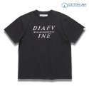 디아프바인(DIAFVINE) DV.LOT 635 Logo Tee / TYPE-2 -BLACK-